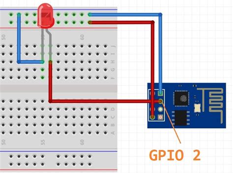 Esp8266 01 Led Blink Standalone Using Gpio 2 Pin Project Guidance