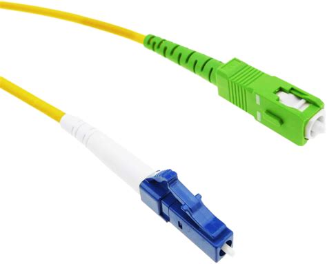 Доступно более 10 / 1 продано. SC/APC to LC/PC Simplex Single Mode Fiber Patch Cable 1M