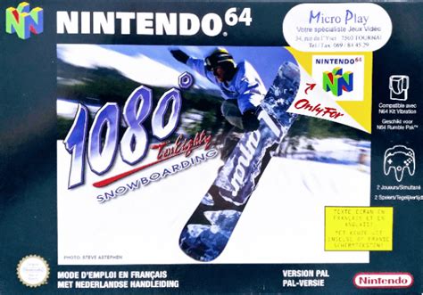 1080 Teneighty Snowboarding Nintendo 64