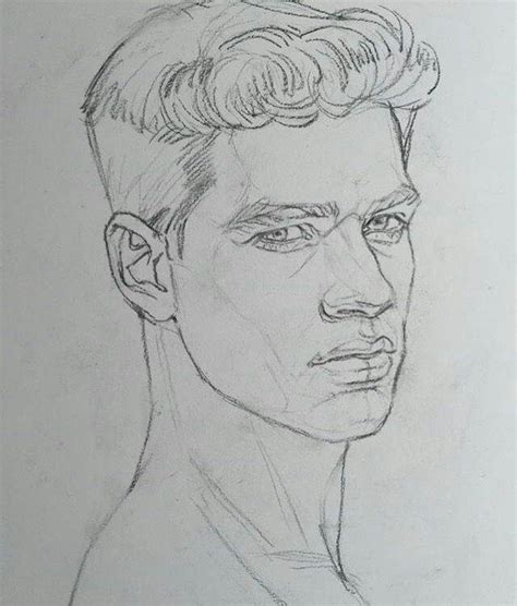 Man Face Drawing Male Face Drawing Drawing People Face Drawing