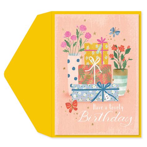 Ts And Flowers Birthday Card Graphique De France