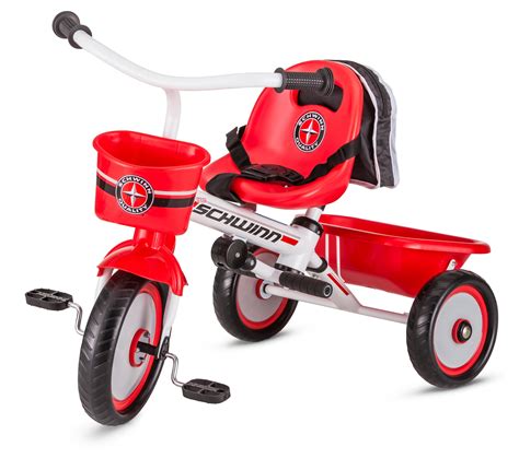 Schwinn Easy Steer Tricycle With Pushsteer Handle Ages 2 4 Red