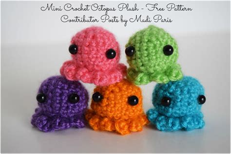 Mini Crochet Octopus Plush Free Pattern The Stitchin Mommy