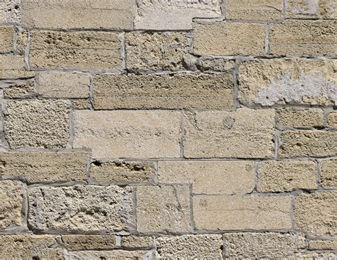 Yellow Dry Stones Walls Architecture Construction Old Pattern Rocks