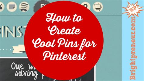 How To Create Great Pins For Pinterest Tutorial Youtube