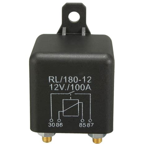 Switch Split Charge 12v 100amp 4 Pin Heavy Duty On Off Relay Fit For
