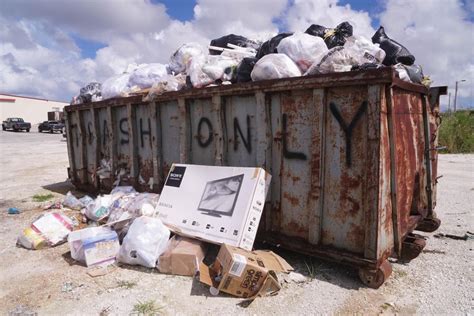 Garbage Piles Up Behind Dpw Guam News