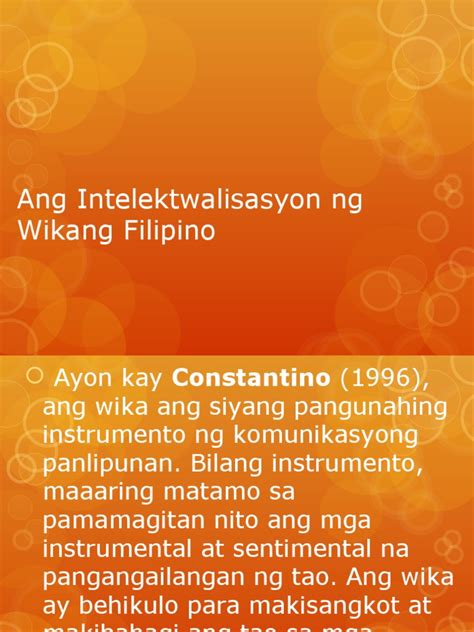 Intelektwalisasyon Ng Wika Intelektwalisasyon Ng Wika Ito Ang Images