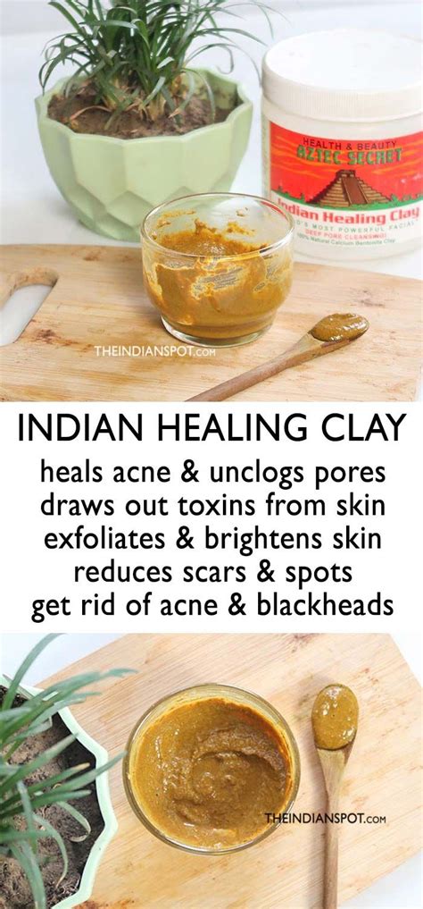 Indian Healing Clay For Clear Skin The Indian Spot Indian Healing