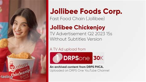 Jollibee Chickenjoy Tv Ad Q2 2023 15s With Rolando Jujumao Danica And