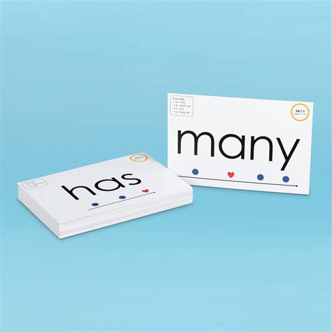 Multisensory Orthographic High Frequency Sight Word Teaching Cards Bun