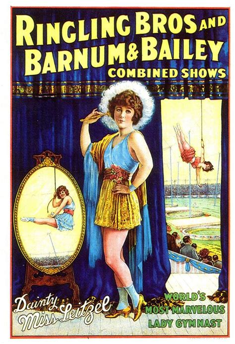 Ringling Bros And Barnum And Bailey Famous Lillian Leitzel