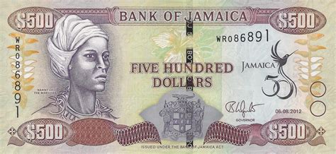 500 Dollars Golden Jubilee Jamaica Numista