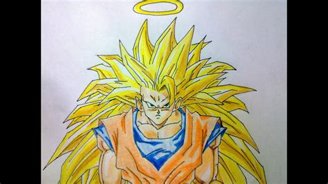 Como Dibujar A Goku Ssj3 Paso A Paso Youtube