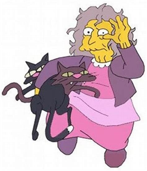 Elanor Abernathy Crazy Cat Ladythe Simpsons Crazy Cat Lady Costume