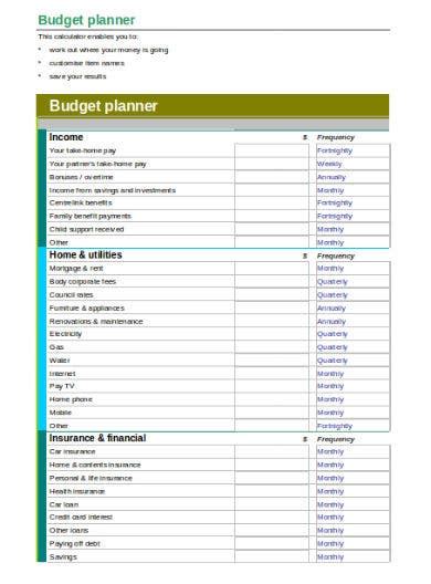 budget templates  microsoft excel sample  format