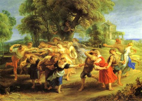 Artwork Replica A Peasant Dance By Peter Paul Rubens