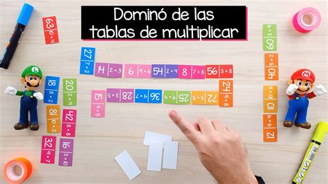 Aprende A Crear Un Juego De Dominó Con Las Tablas De Multiplicar