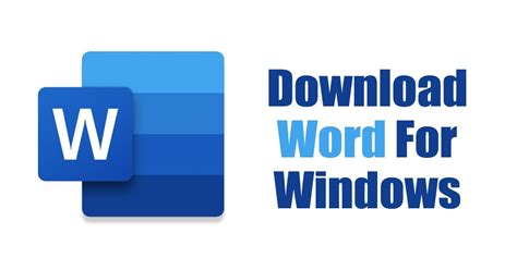 Download Microsoft Word For Windows 1011 Latest Version Windows Word