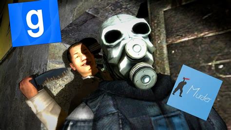 Убийца за спиной Garrys Mod Murder Youtube