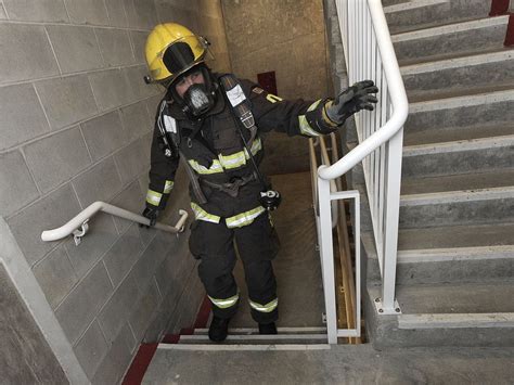 Firefighters Take The Stairs At Highrise In Support Of Charity