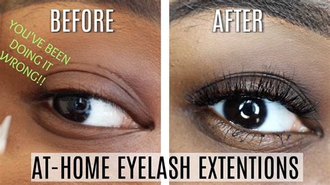 A beautiful eye with eyelashes extensions will help you a lot more confident. DIY At-Home Eyelash Extensions Done the RIGHT WAY - YouTube