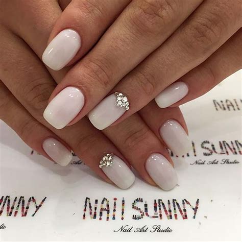 63 Pretty Wedding Nail Ideas For Brides To Be Stayglam