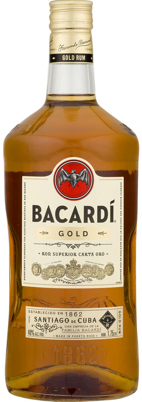 bacardi gold rum 1 75 bottle values