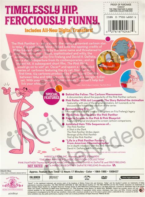 Classic Pink Panther On Dvd Animated Views