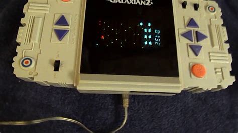 Entex Galaxian 2 Vintage Electronic Handheld Video Tabletop Arcade Game