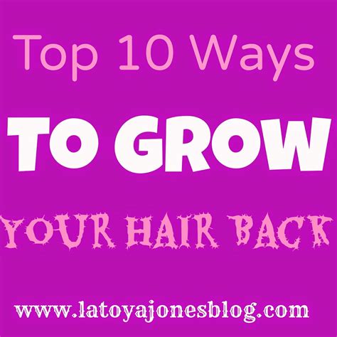 Top 10 Ways To Get Your Hair Healthy AND Grow It Back | Natural hair