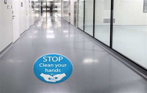Social Distancing Floor Stickers And Graphics Customark Limited