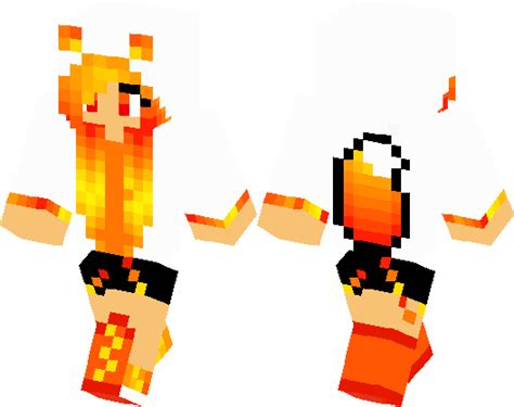 Fire Fox Skin Minecraft Skin Minecraft Hub