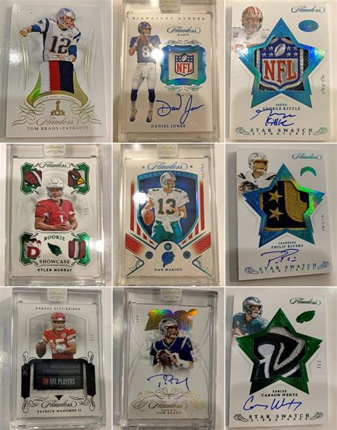 2019 Flawless Football Checklist Hobby Panini Group Break Checklists