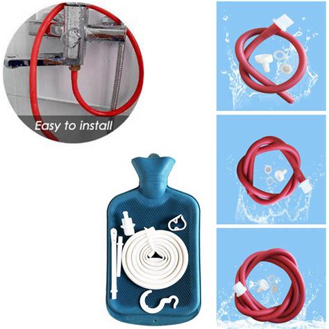 Household Soft Silicone Anal Cleaner Enema Tubing Vaginal Cleaning Kit