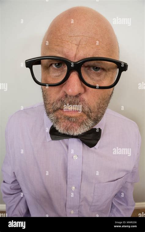 Nerd Man Glasses Hi Res Stock Photography And Images Alamy