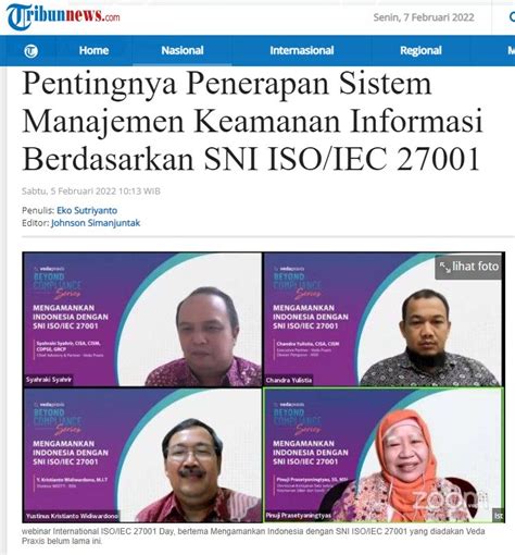 Pentingnya Penerapan Sistem Manajemen Keamanan Informasi Berdasarkan Sni Isoiec 27001 Bsn