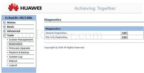 Huawei Echolife Hg B Screenshot Diagnostics 1032 Hot Sex Picture