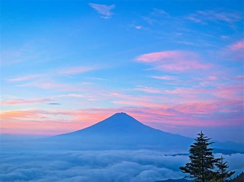 Morning Glow Cloud And Mt Fuji On A Sea Of Clouds 20161022 550