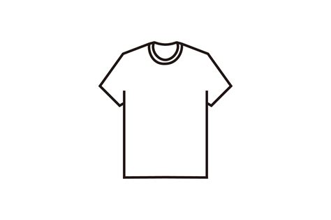 T Shirt Outline Logo Vector Grafik Von Artpray · Creative Fabrica