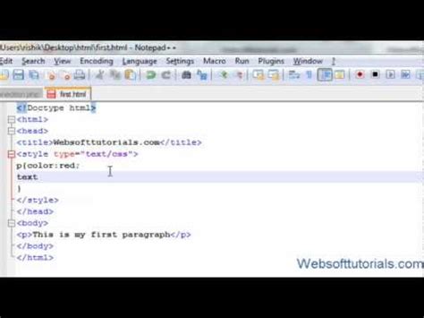 It will also work in chrome with the experimental web platform features flag. Html and Css Tutorial - 18 - Text property in Css (text ...