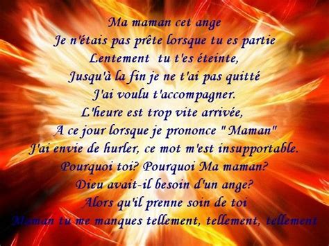 Po Mes De La Mort Texte Pour Maman Texte D C S Maman Citation