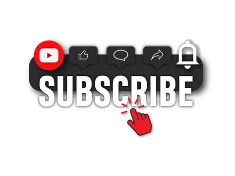 Transparent Youtube Subscribe Button Png Free Download 13