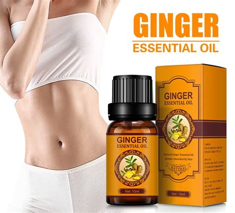 qlouni ginger essential oil belly drainage ginger oil lymphatic drainage ginger oil plant