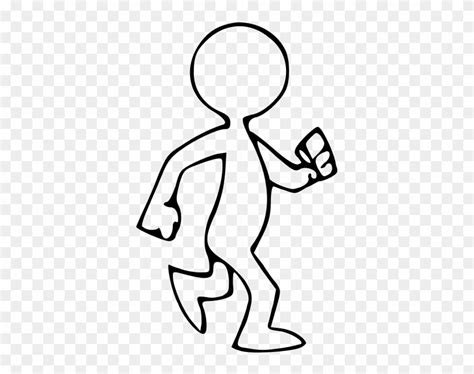 This is the basic four key poses for the walk cycle animation; Animated Walking Man - Person Walking Clipart - Png Download (#179200) - PinClipart
