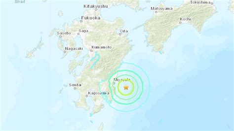 Magnitude 6.3 earthquake hits near Japanese city | Japan earthquake, Kitakyushu, Earthquake
