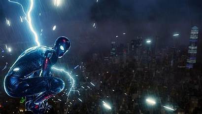 Ps4 Spiderman Spider Wallpapers Lighting 4k Marvel