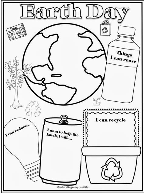 7016 x 4961 file type: 12 Best Images of Recycling Coloring Worksheets ...