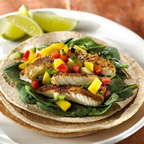 I discovered a recipe for mango salsa when on holiday in the south pacific, and since then i never make plain old tomato salsa anymore! Fish Tacos with Mango Salsa Recipe - EatingWell