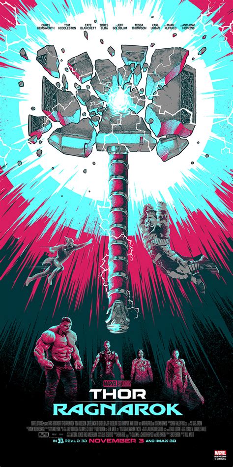 thor ragnarok by luke preece home of the alternative movie poster amp poster marvel marvel